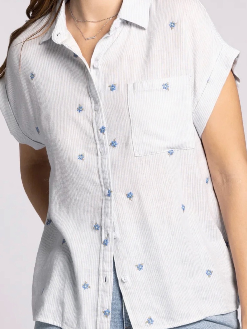 NWT Thread and Supply Jane shirt sz L